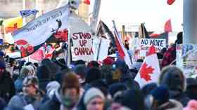 „Hey Trudeau, wir sind Teil des Freiheitskonvois und es ist eine Demonstration der Einheit, nicht des Hasses“