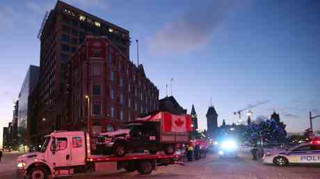 Der Buergermeister von Ottawa will beschlagnahmte Trucks von Freedom Convoy