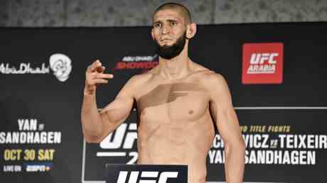 Der tschetschenische Chimaev spricht eine erschreckende UFC Drohung aus — Sport