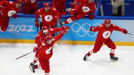 Russischer Titelverteidiger im olympischen Eishockey Finale — Sport