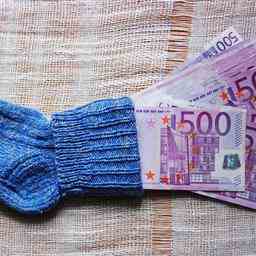 Wie viel Geld kannst du zu Hause in einer Socke