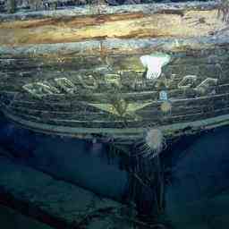 Beruehmtes Endurance Schiffswrack das nach 107 Jahren vor der Antarktis gefunden