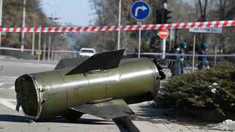 Die ukrainische Armee hat die Tochka U Rakete bei einem toedlichen Raketenangriff