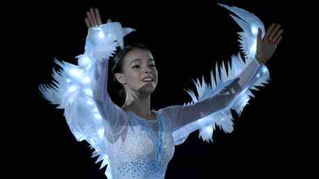 Eiskunstlauf Vorzeigestueck „langweilig ohne Russen – Olympiakoenigin — Sport