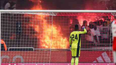 Feuer wuetet im niederlaendischen Fussballstadion VIDEO — Sport