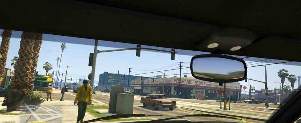 Grand Theft Auto V auf New Gen bekraeftigt dass Spiegel hart