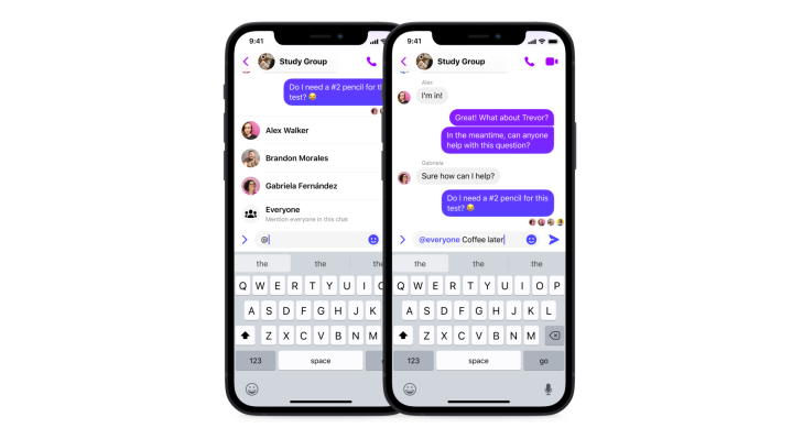 Messenger fuegt neue Shortcuts hinzu darunter eine Slack aehnliche „@everyone Funktion –