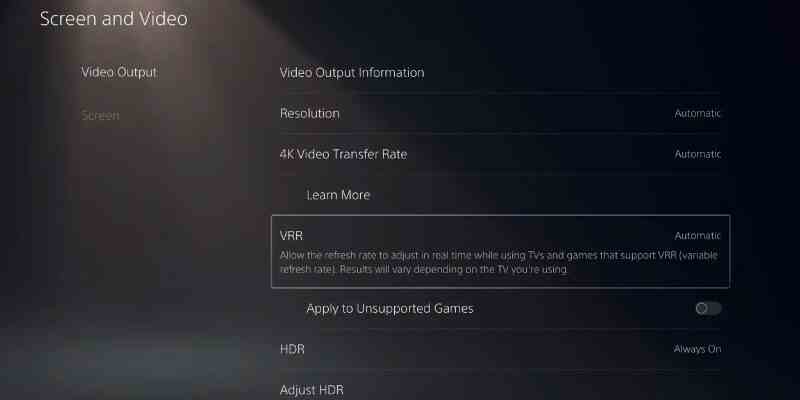 Neues PS5 Update live PlayStation sagt dass Unterstuetzung fuer variable Aktualisierungsraten