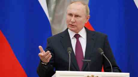 Putin spricht ueber antirussische Sportverbote — Sport