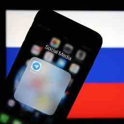 Telegram scheint fuer Russen in Kriegszeiten eine Quelle fuer gefaelschte