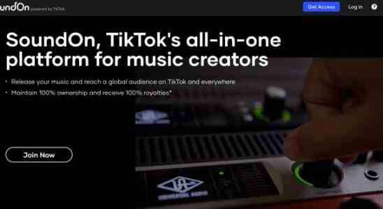 TikTok startet eine Musikvertriebsplattform SoundOn – Tech