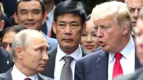 Trump warnte Putin die USA wuerden „Moskau treffen sagte der