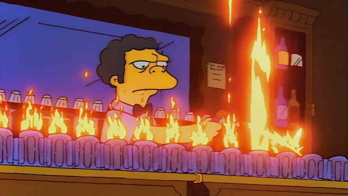 Die Simpsons Flaming Moes