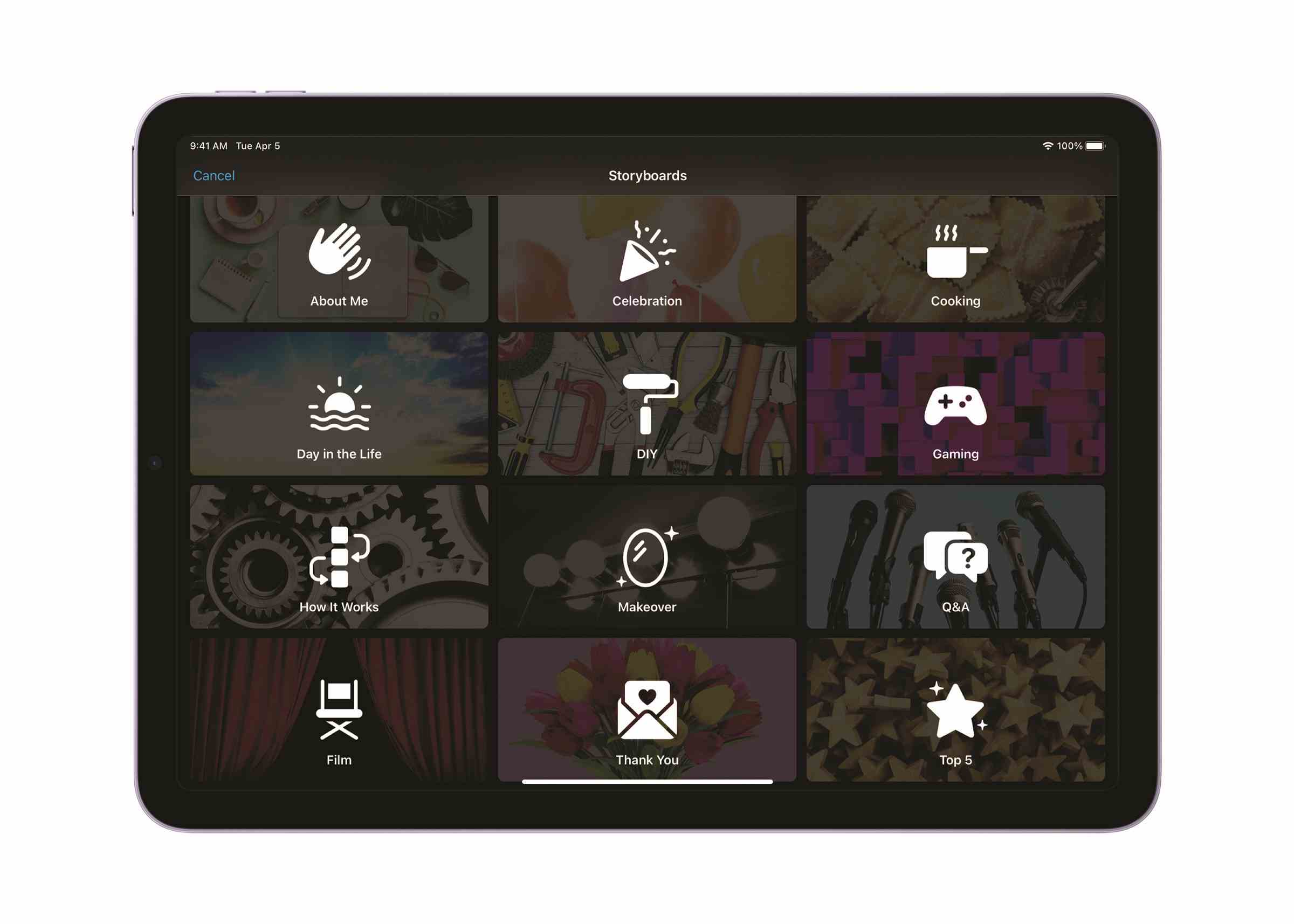 Screenshot von iMovie 3.0 auf iOS und iPadOS