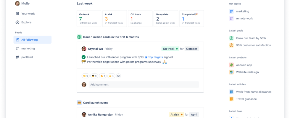 Atlassian fuehrt Atlas ein um die Teamausrichtung zu verbessern –