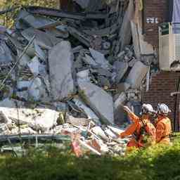 Bewohner einer von der Explosion betroffenen Wohnung in Bilthoven koennen