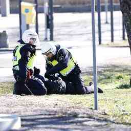Die schwedische Polizei erschiesst am vierten Tag in Folge der