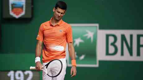 Djokovic schockiert bei Rueckkehr nach Monte Carlo — Sport