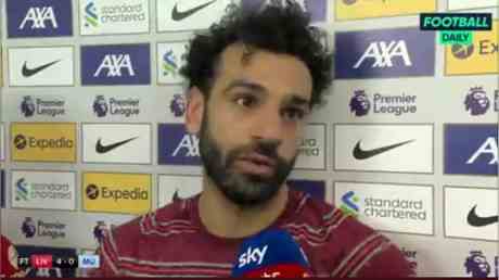Salah klaert Kommentare nach Behauptungen ueber „Respektlosigkeit gegenueber Man Utd