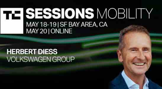 VW Konzernchef Herbert Diess kommt zu TC Sessions Mobility 2022 –
