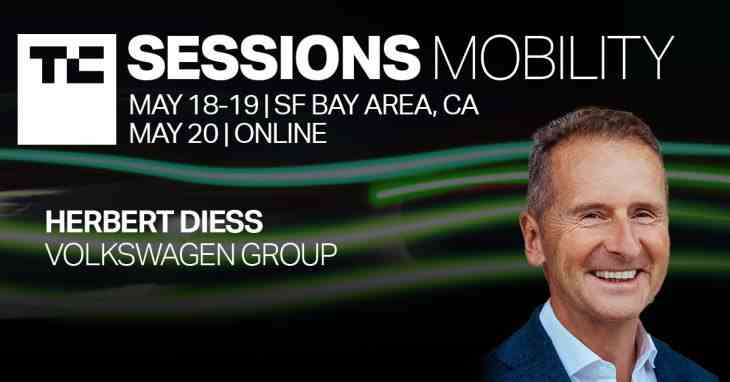 VW Konzernchef Herbert Diess kommt zu TC Sessions Mobility 2022 –