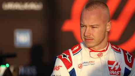 „Kultur abbrechen befeuert antirussische Sanktionen sagt der entlassene F1 Rennfahrer Mazepin