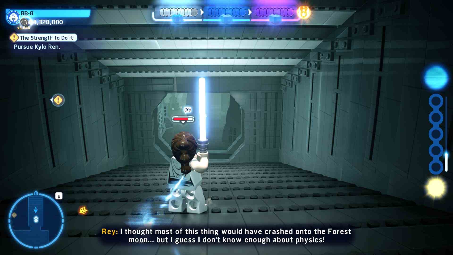 Lego Star Wars: The Skywalker Saga Der Aufstieg von Skywalker Todesstern Physik Zerstörung Rey