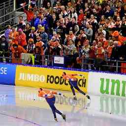 Die Eislaufsaison endet naechsten Winter mit Weltmeisterschaftsdistanzen in Heerenveen