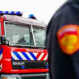 Feuer in einem Matratzenhaufen am Zeldertseweg in Hoogland JETZT