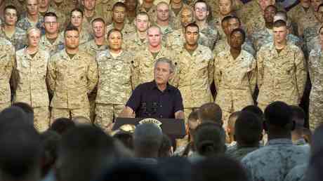 George Bushs Irak Ausrutscher als er Putin zuschlug ist perfekte Ironie