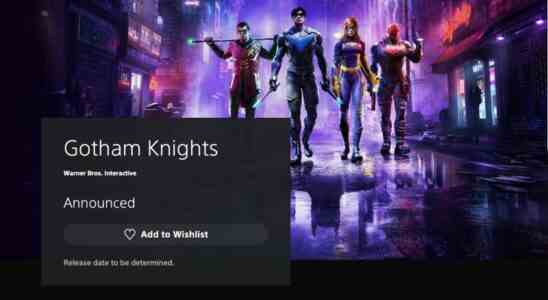 Gotham Knights koennte laut PSN Auflistung einen 4 Spieler Koop haben