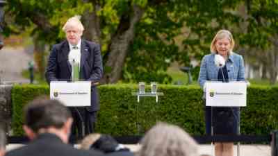 Grossbritannien schliesst neue Sicherheitsabkommen mit Schweden und Finnland ab