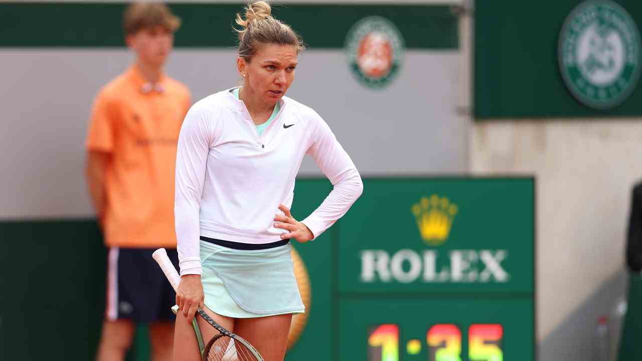 Simona Halep erlitt in der zweiten Runde bei Roland Garros eine Panikattacke.