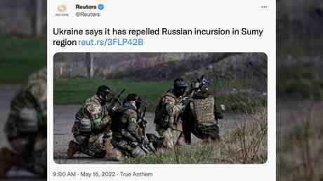 Reuters spottete ueber Paintball Bild im Bericht ueber den Ukraine Konflikt —