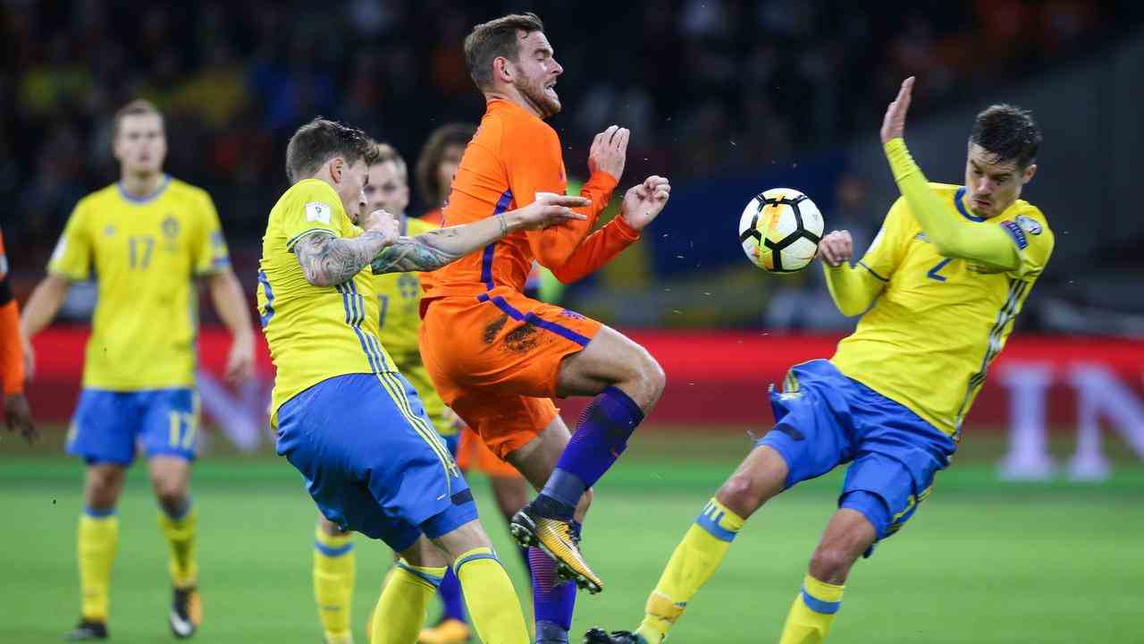Das Niederlande-Schweden war Ende 2017 das letzte Länderspiel von Vincent Janssen, der damals von Tottenham Hotspur an Fenerbahçe ausgeliehen wurde.