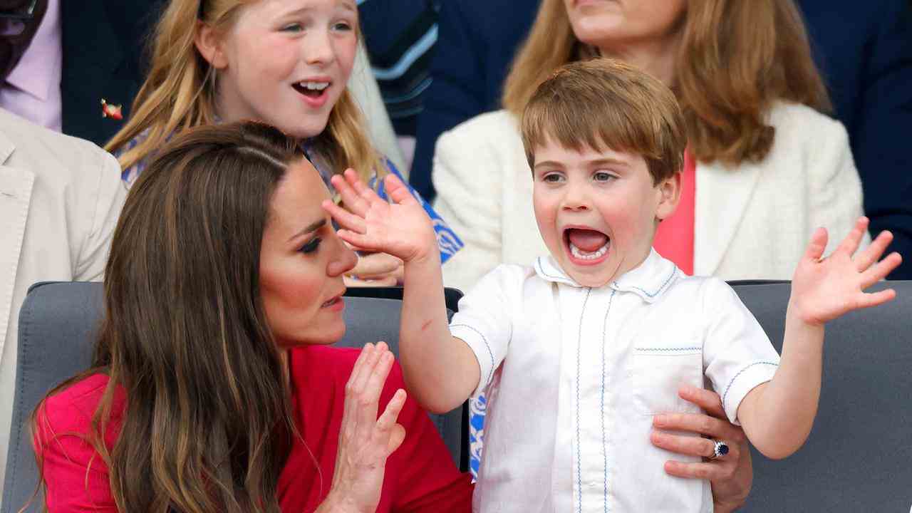 Hier konnte der vierjährige Prinz noch lachen.