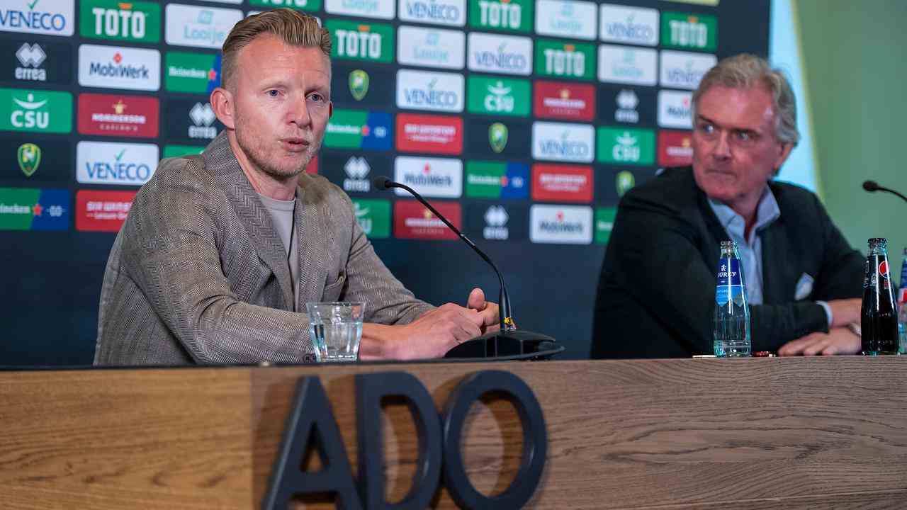 Dirk Kuijt wurde am Donnerstag als neuer Cheftrainer von ADO Den Haag vorgestellt.