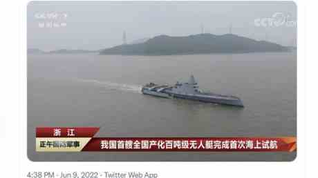 Chinesisches KI gesteuertes Drohnenschiff beendet Jungfernfahrt — World