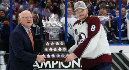 Colorado Avalanche Eishockeyspieler gewinnen zum dritten Mal den Stanley Cup