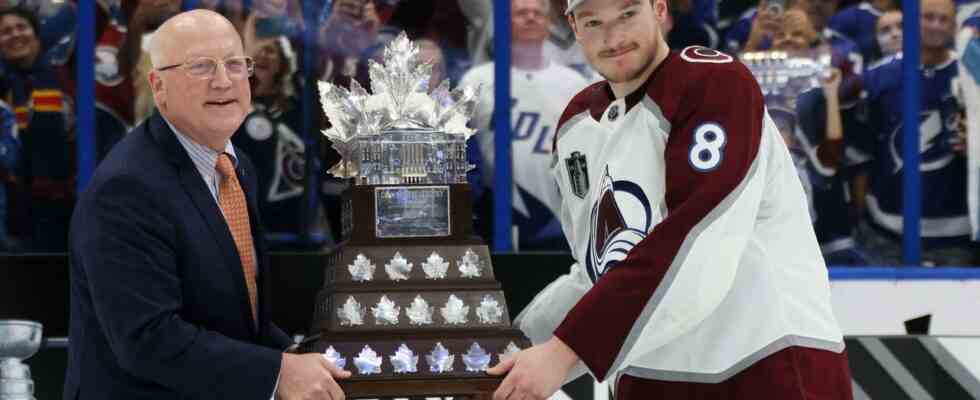 Colorado Avalanche Eishockeyspieler gewinnen zum dritten Mal den Stanley Cup