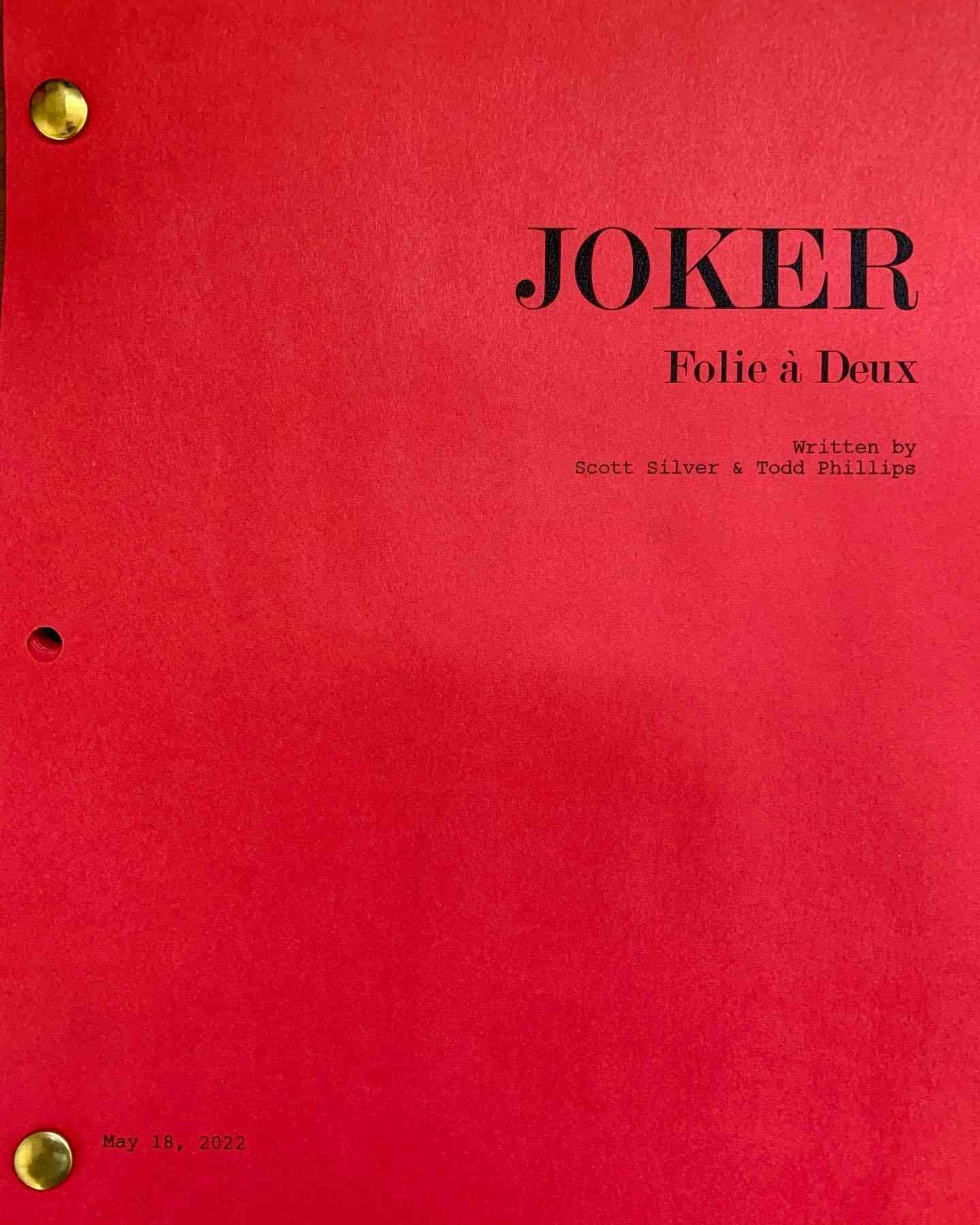 Joker: Folie à deux Joker 2 Fortsetzung Drehbuch Todd Phillips Scott Silver Drehbuchautoren Joaquin Phoenix liest als Schauspieler