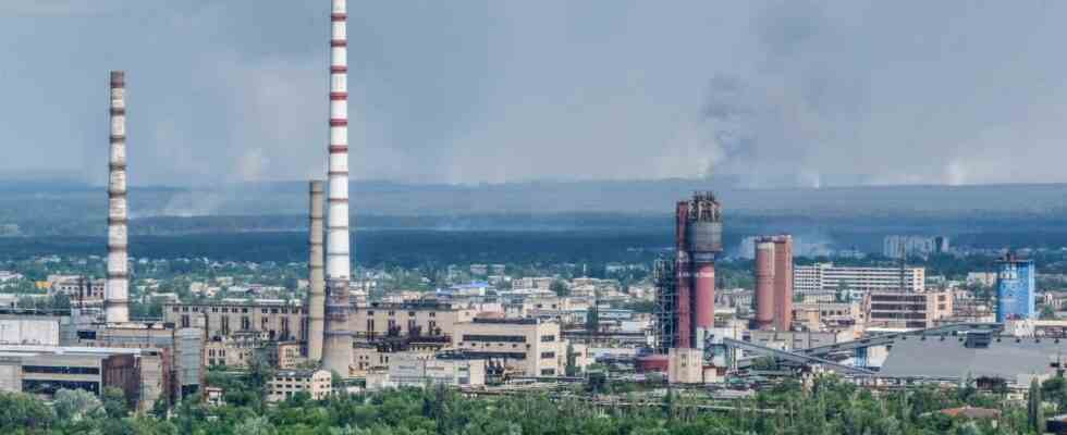 Die Ukraine besitzt die einzige Azot Fabrik in Sewerodonezk JETZT