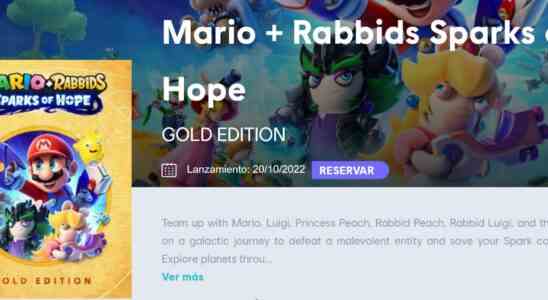 Erscheinungsdatum von Mario Rabbids Sparks of Hope Gold