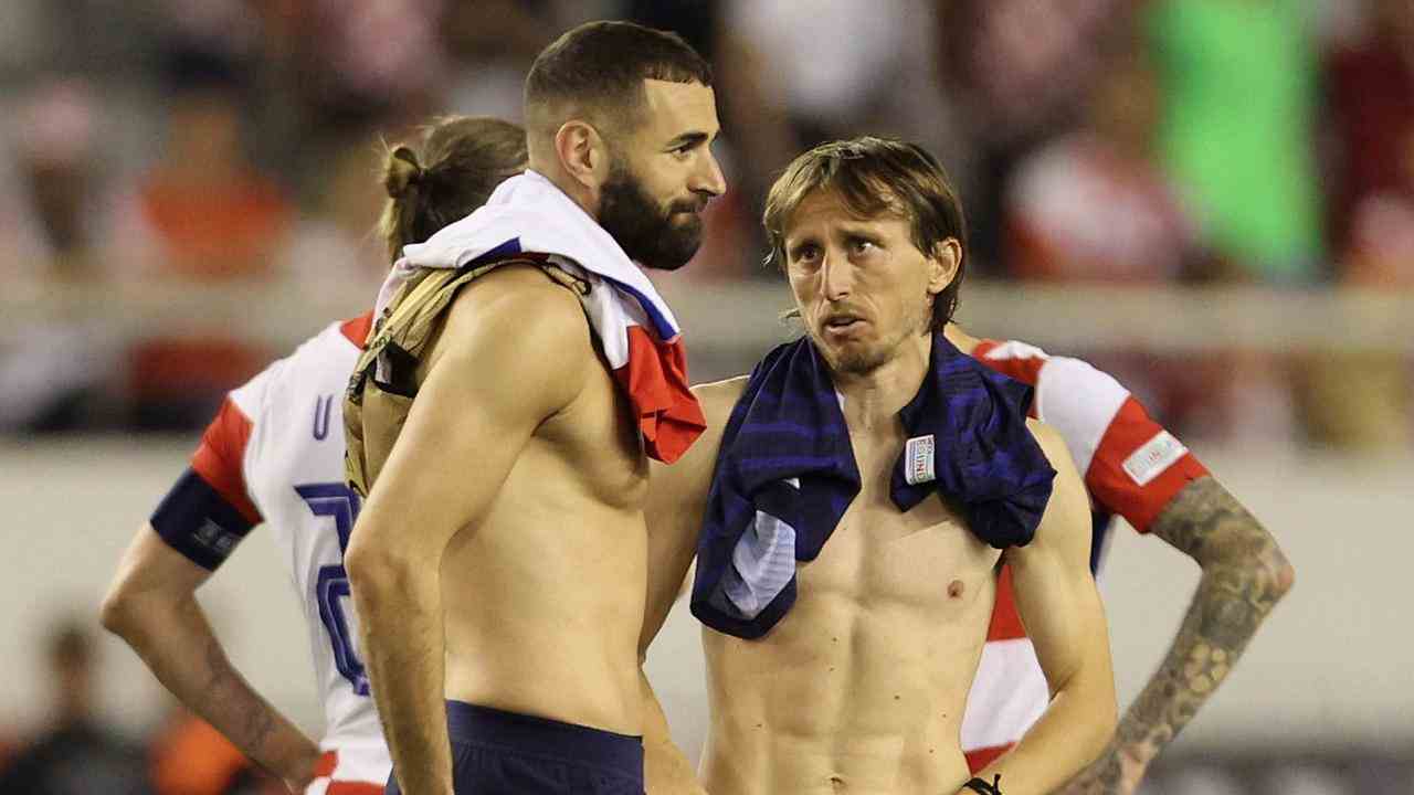 Luka Modric bestritt sein 150. Länderspiel gegen Frankreich.