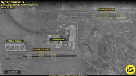 Israelischer Satellit zeigt „behinderten Flughafen Damaskus — World