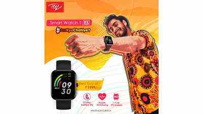 Itel bringt seine erste Smartwatch 1ES fuer 1999 Rupien auf