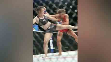 Neuer Blickwinkel zeigt widerlichen KO der UFC Ikone der Frauen VIDEO