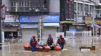 Rekordfluten bedrohen Suedchina