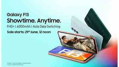 Samsung Galaxy F13 wird heute in Indien zum Verkauf angeboten
