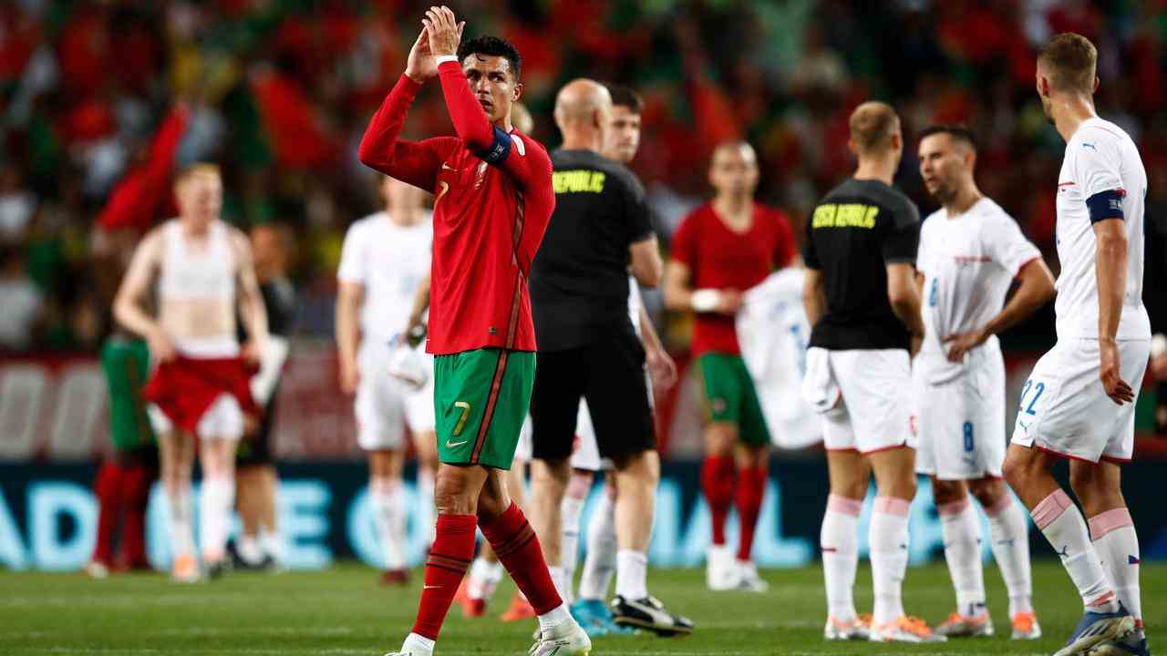 Er traf nicht und lieferte keine Vorlage, aber Cristiano Ronaldo gewann mit Portugal 0:2 gegen die Tschechische Republik